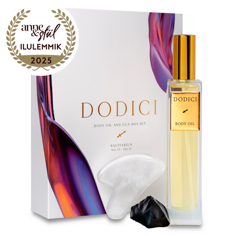 DODICI_Ambur kehaõli_Sagittarius Body Oil Set