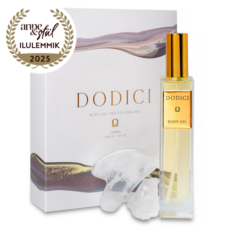 DODICI_Kaalud kehaõli_Libra Body Oil Set