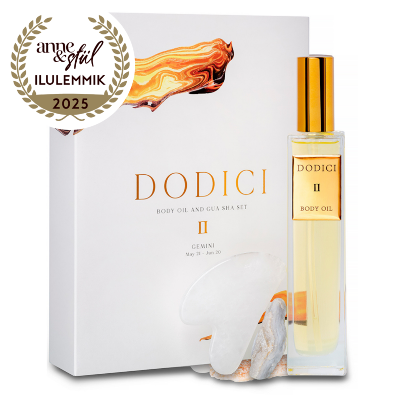 DODICI_Kaksikud kehaõli_Gemini Body Oil Set