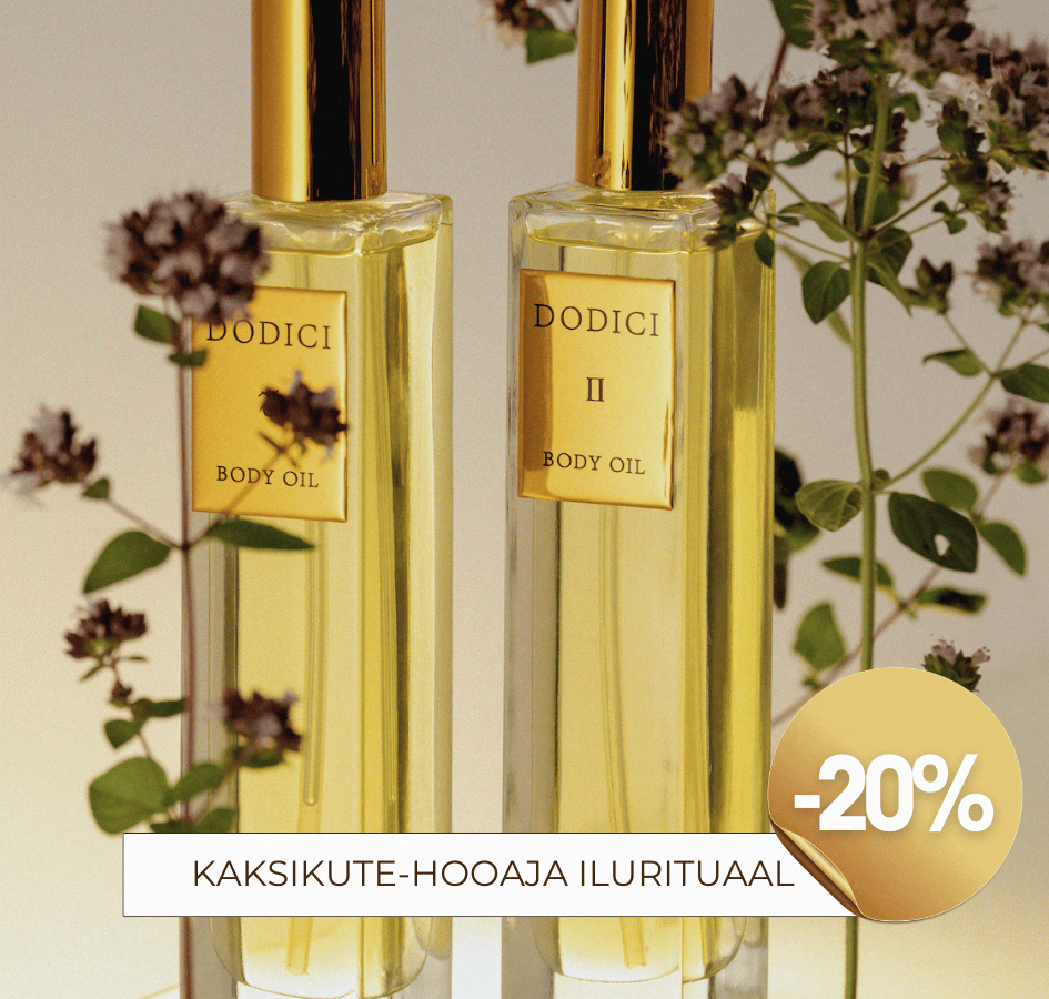 DODICI kaksikute näo-ja kehaõli